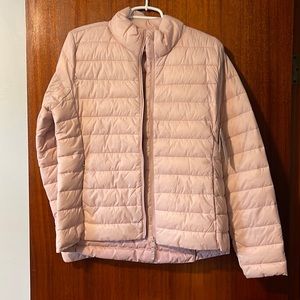 Light pink Old Navy puffer jacket